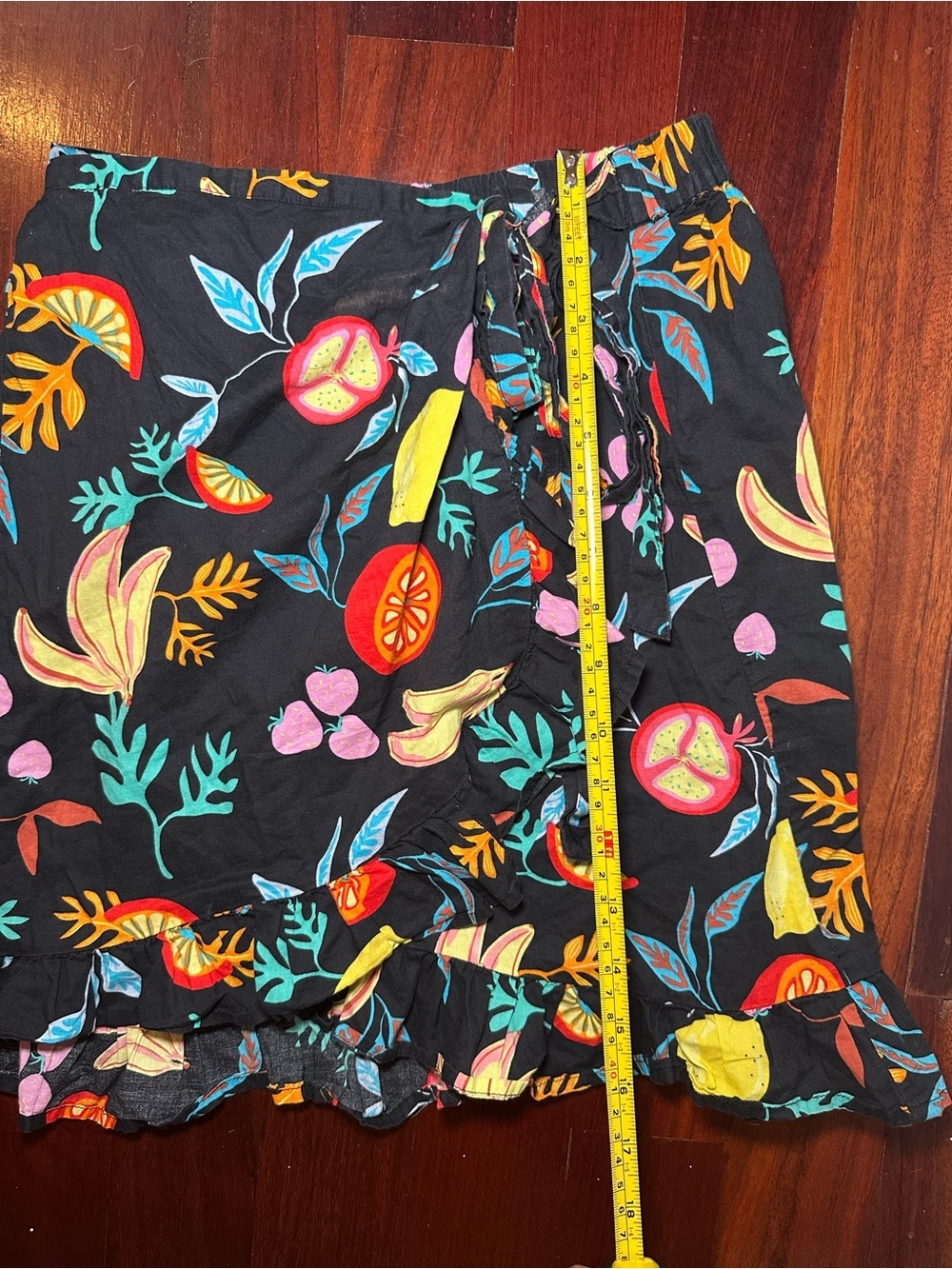 J.Crew 3-Piece Swim Set in Tropical Fruit Print | Bikini Top, Bottom, Cover Up S - Picture 5 of 5